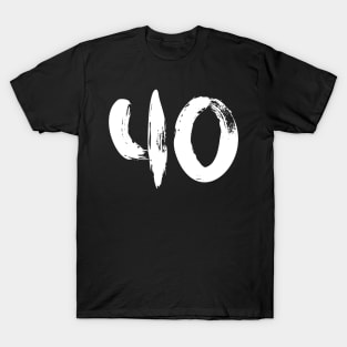 Number 40 T-Shirt